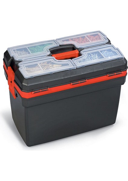 Taşınabilir Vida Kutulu Takım Çantası, 340X600X320, 24 Parça, Dayanıklı ve Pratik