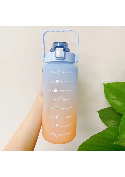 Turuncu 2l Tritan Spor Su Şişesi, Bpa Içermez, Motivasyonel Tasarım modelleri