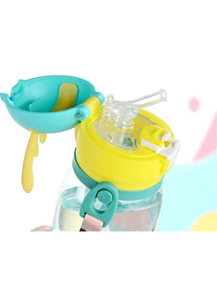 600 ml Çocuk Suluk Geyikli, Bpa Içermeyen, Kayışlı, Damlatmaz, Okula Uygun fırsatları