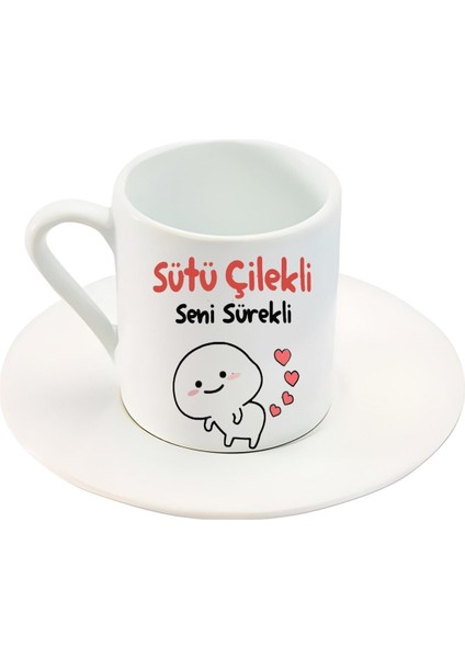 Beyaz Türk Kahve Fincanı, Şık ve Kullanışlı Tasarım ile Keyifli Içimler Sağlar.