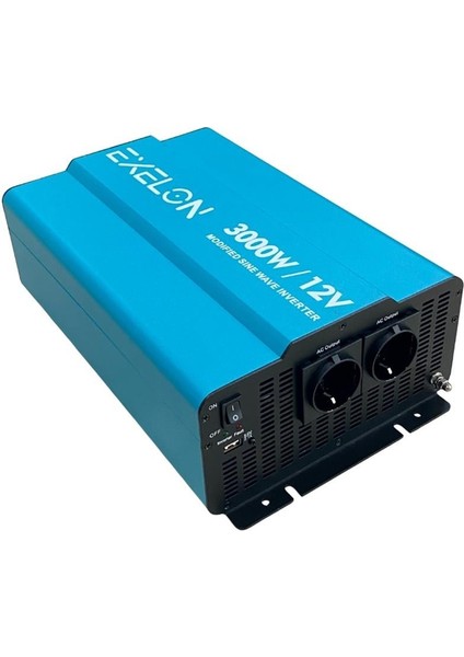 Exelon 12V Dc 220V Ac Inverter 3000W (Modifiye) fiyatları
