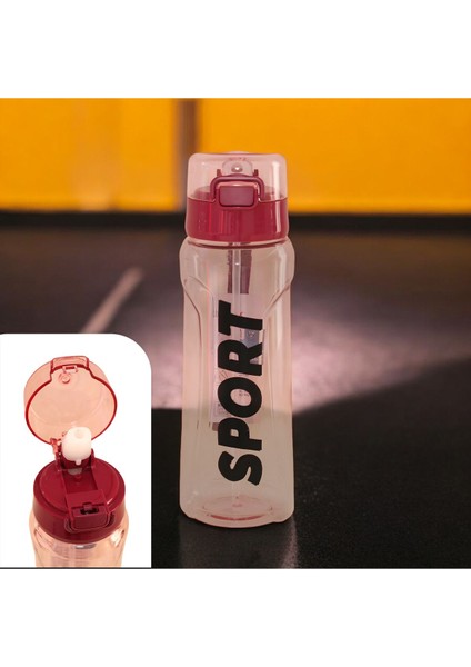 Şık 700ML Pipetli Çelik Matara, Dayanıklı ve Estetik Tasarım
