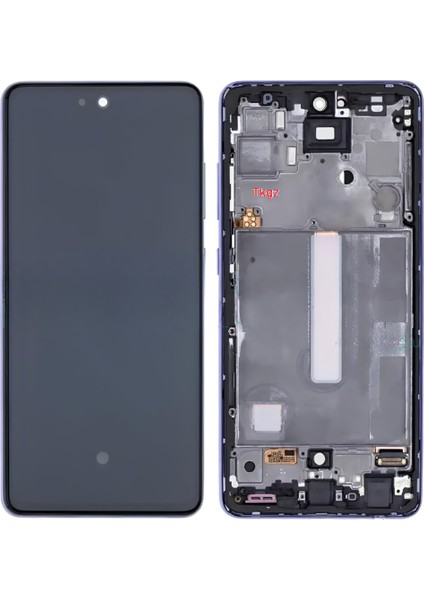 - Samsung Galaxy A52 - SM-A525 Uyumlu LCD Ekran Dokunmatik Service - Pack - Full Çıtalı Mor fiyatları