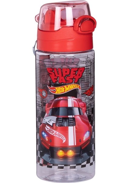 Kırmızı 500ML Pipetli Askılı Su Matarasını Renkli ve Pratik Tasarım.