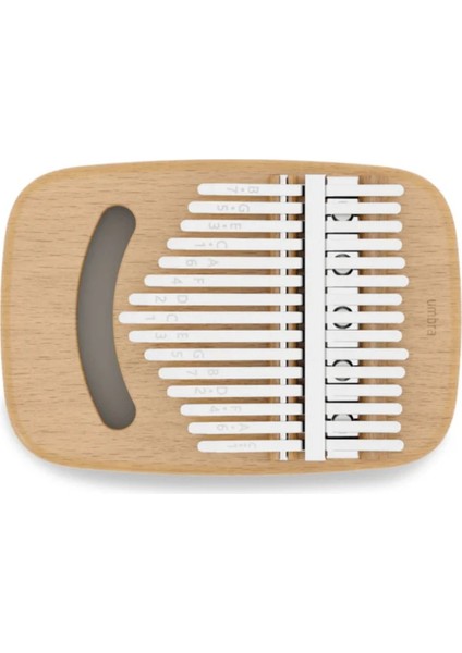 Strumba Kalimba Müzik Aleti Beyaz/doğal 16X11X6 cm indirimleri