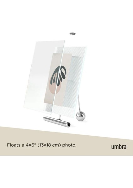 Flute Resim Çerçevesi Krom Renk 4x6" (10-15 Cm)
