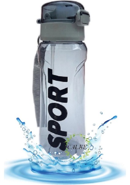Beyaz 750ML Sporcu Matara Akrilik Pipetli Su Şişesi modelleri