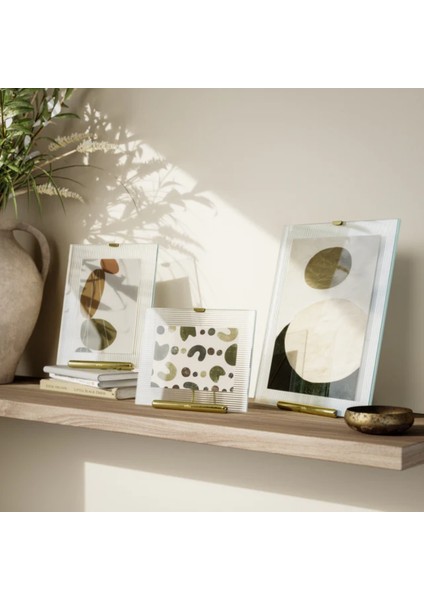 Flute Resim Çerçevesi Pirinç Renk 5x7" (13-18 cm)