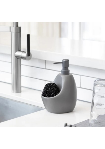 Joey Sıvı Sabunluk ve Fırçalık Kömür Rengi 591 ml