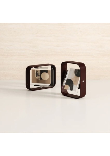 Bellwood Resim Çerçevesi Eskitilmiş-Ceviz Renk 4x6" (31X26X6 Cm)