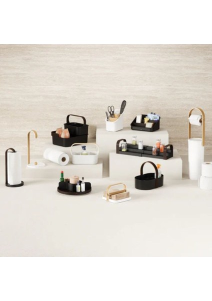 Bellwood Organizatör Siyah/ceviz 29X20X17 cm fiyatları