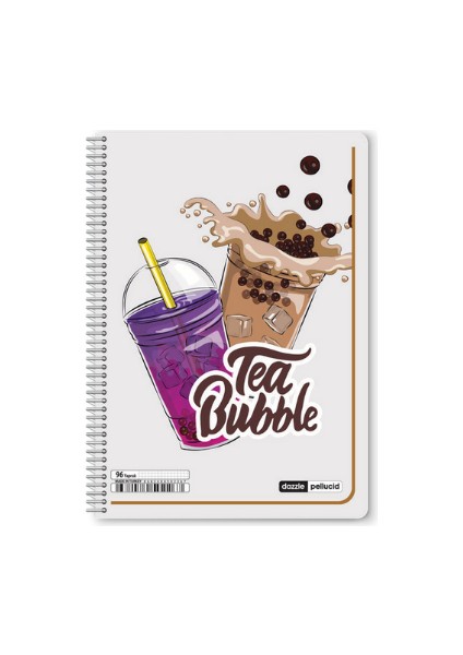 A4 Dazzle Spiralli Pelucid 60 Yaprak / 4 Kareli Defter