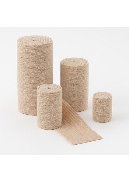 Elastik Bandaj 15CM x 4m, Bej, Esnek ve Rahat Kullanım Sağlar.