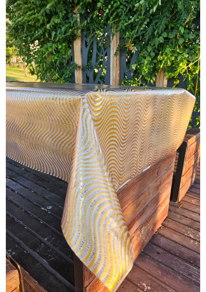 Hasır Desen Paralel Şeffaf Pvc Masa Örtüsü Silinebilir Muşamba Sofra Bezi Lüx Hasır Su Geçirmez. fırsatları