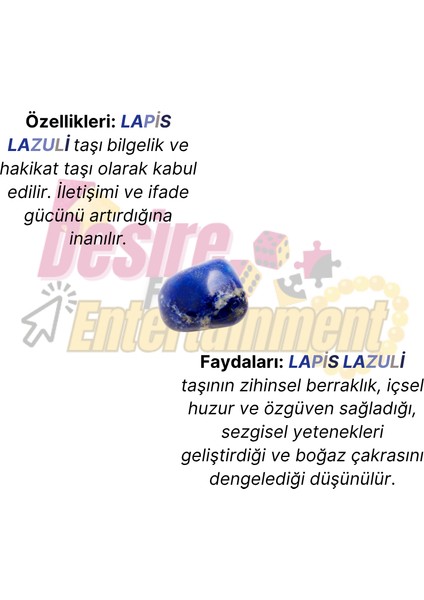 AAA Kesim Lapis Lazuli Doğaltaş Bileklik - 6mm modelleri