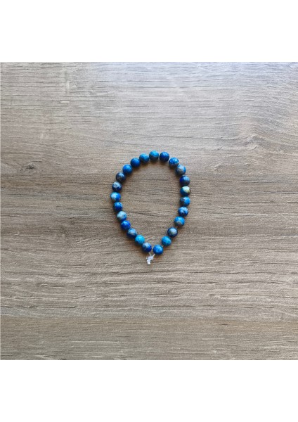 AAA Kesim Lapis Lazuli Doğaltaş Bileklik - 6mm fırsatları
