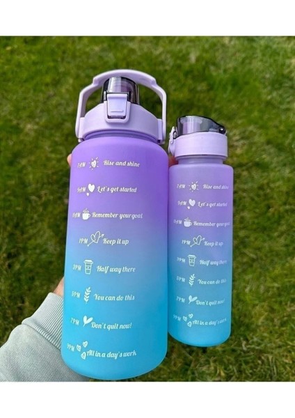 Renkli 2 ve 900 ml Sporcu Su Matarası Seti, Şık ve Dayanıklı Tasarım modelleri