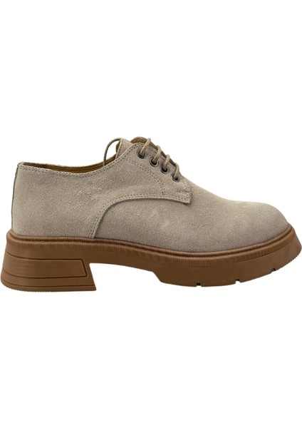 257001 Hakiki Süet Loafer Kadın Ayakkabı