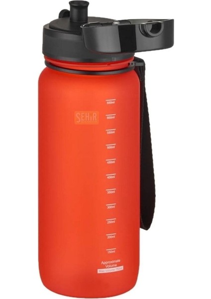 650ML Yeni Koleksiyon Soft Touch Tritan Su Matara Kırmızı fiyatları