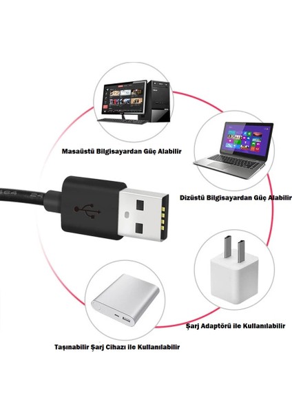 Dim LED Halka Işık Telefon Tutucu Usb’li Ayarlanabilir Işık Modları Canlı Yayın Makyaj Video Çekimi