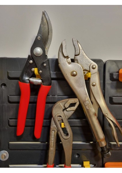 6'lı Güçlü ve Dayanıklı Plastik Duvar Paneli Askı Klipsleri Beyaz fiyatları