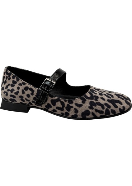 26100780 Babet Leopar Desenli Kadın Ayakkabı fiyatları