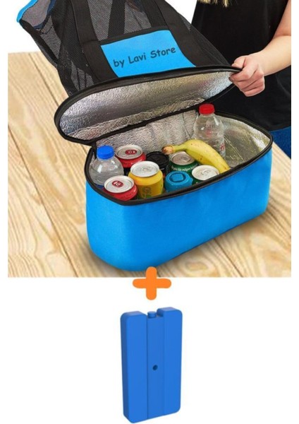 Termos Çanta - Piknik Çantası Plaj Çantası Mega Boy / Buz Aküsü Hediyeli fırsatları