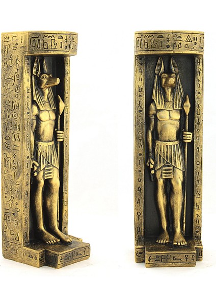 Anubis Figürlü Mumluk