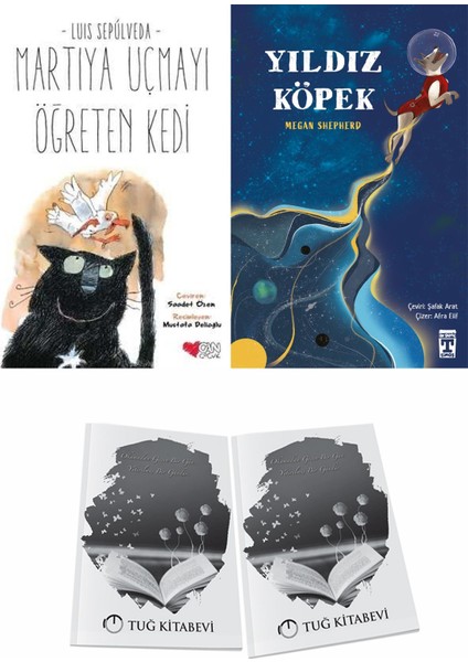 Martıya Uçmayı Öğreten Kedi ve Yıldız Köpek + Hediyeli