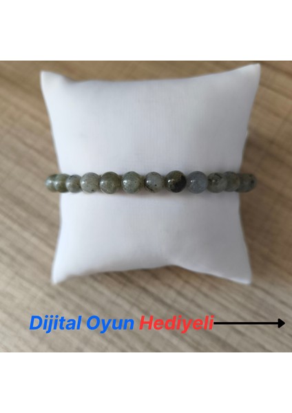 AAA Kesim Labradorit Doğaltaş Bileklik - 6mm