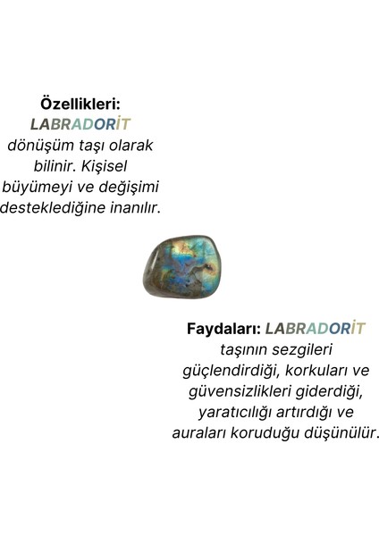 AAA Kesim Labradorit Doğaltaş Bileklik - 6mm modelleri