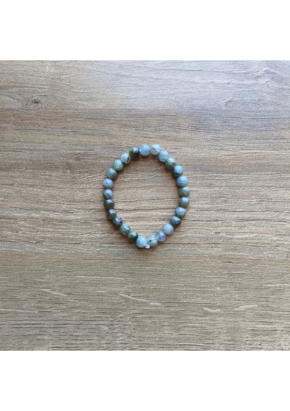 AAA Kesim Labradorit Doğaltaş Bileklik - 6mm fırsatları