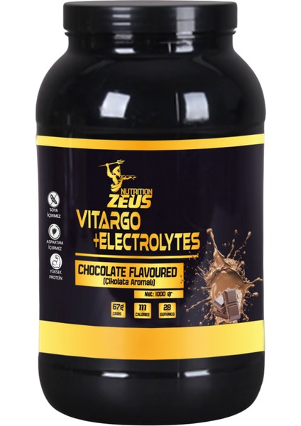 Zeus Nutrition Vitargo Electrolytes 1000 Gr-Çikolata-Aroma