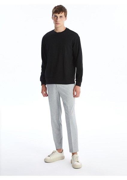 Bisiklet Yaka Uzun Kollu Erkek Sweatshirt (W4) fiyatları