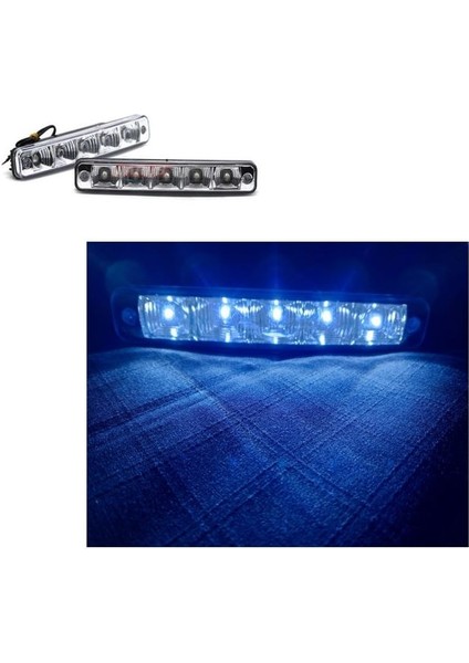1 Takım Gündüz Sürüş Lambası (Farı) 5 Mercek LED 19CM x 3cm fırsatları