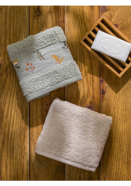 Pamuklu Nakışlı El Havlusu 2'li 30X50 cm (W3) modelleri