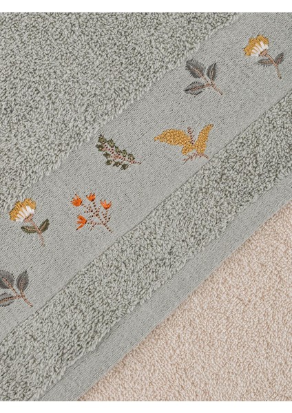 Pamuklu Nakışlı El Havlusu 2'li 30X50 cm (W3) fırsatları