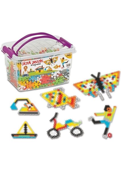 Nessiworld Dede Çiçek Puzzle Box Eğitici Şekiller 500 Parça