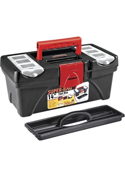 Şeffaf 16” Takım Çantası, 3 Raflı, 390X202X235 Mm, Dayanıklı ve Kullanışlı fiyatları