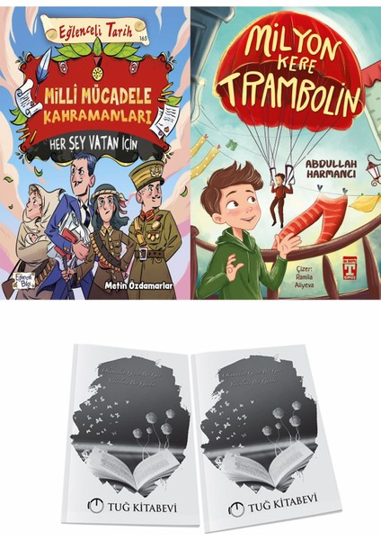 Milli Mücadele Kahramanları Her Şey Vatan Için ve Milyon Kere Trambolin + Hediyeli