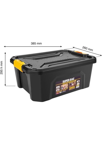 20 Litre Saklama Kutusu ASR-4035, Dayanıklı ve Kullanışlı Depolama Çözümü fiyatları