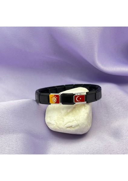 Çelik Italyan Charm Bileklik