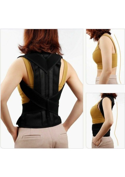 Siyah Çift Balenli Dik Duruş Korsesi, Hamilelik ve Sonrası Kullanım Için Ideal