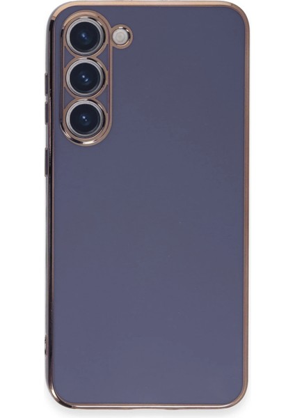 Samsung Galaxy S23 Kılıf Volet Silikon - Mavi Ferrg