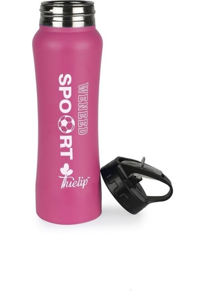 Paslanmaz Çelik 700 ml Pembe Spor Suluk fiyatları