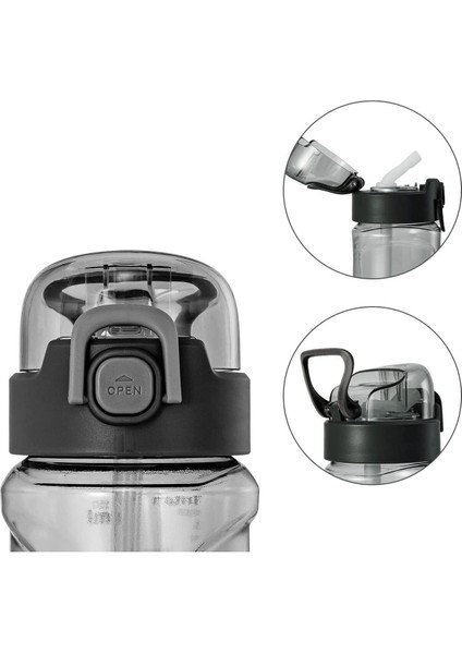 Mor 550 ml Pipetli Spor ve Günlük Matara, Kilitli Kapak, Dayanıklı Tritan Malzeme fiyatları
