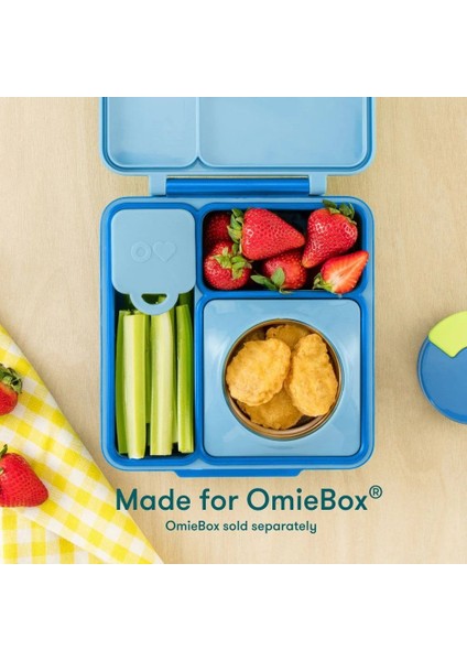 Omiebox Bento Kutusu Iç Bölme Kapları 2li Kırmızı ve Sarı fırsatları
