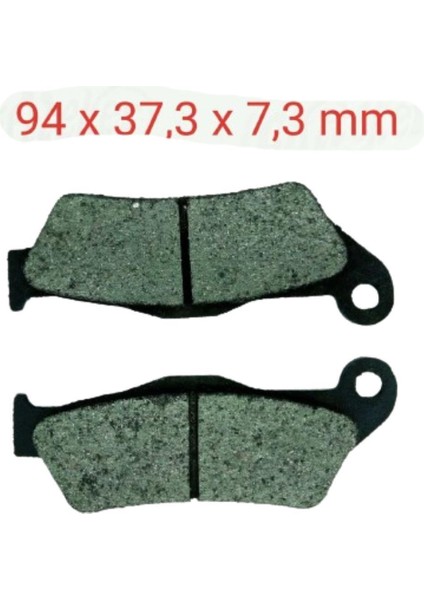 Bajaj Ön Fren Disk Balatası FA181 Ith Pulsar Ns 200-RS 200-220-NS 150-DISCOVERY 150 F