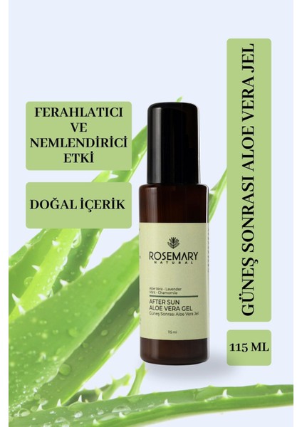 Güneş Sonrası Aloe Ver Jel - After Sun Aloevera Gel