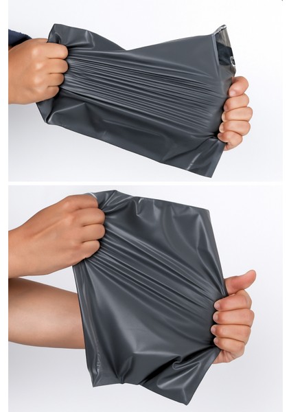 Gri Cepli Kargo Poşeti 35X45+5 cm 200 Adet E-Ticaret Poşeti | Yapışkan Bantlı Gönderi Zarfı